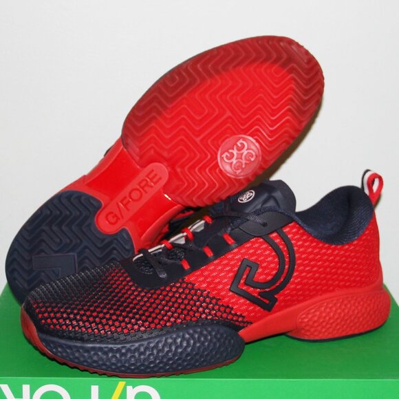 G/Fore Gradient QRT1 Pickleball Shoes Mens 12 Poppy Red Navy Blue - Picture 1 of 8